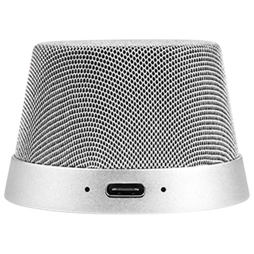 LOGiiX Blue Piston Mini Mag Wireless Bluetooth Speaker - Silver