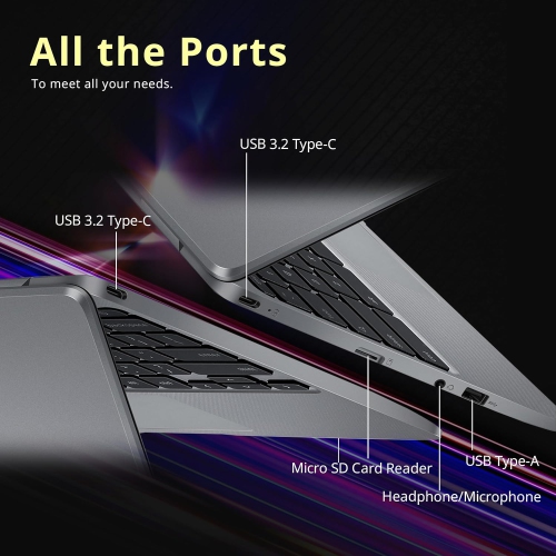 Open Box - ASUS C223 11.6''HD Chromebook Laptop, Intel Celeron N3350 Processor, 32GB eMMC Flash Memory, 4GB RAM, Intel HD Graphics, HD Webcam, Stereo