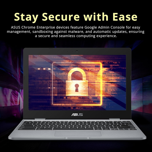 Open Box - ASUS Chromebook C223 11.6'' HD Laptop, Intel Celeron N3350 Processor, 32GB eMMC Memory, 4GB RAM, Intel UHD Graphics, 720P Camera, Stereo