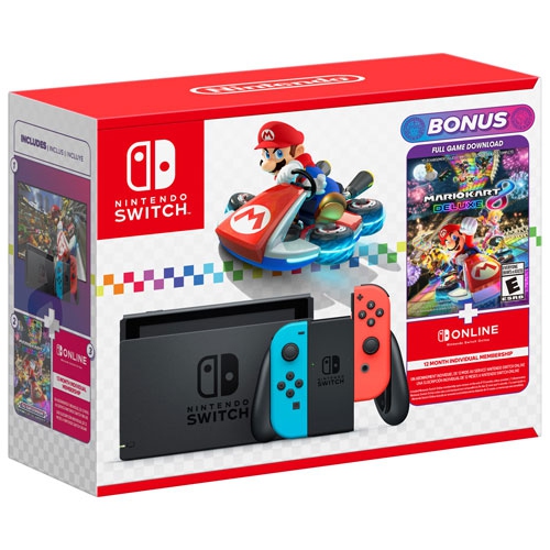 Console Nintendo Switch Mario Kart 8 Deluxe - Boîte ouverte
