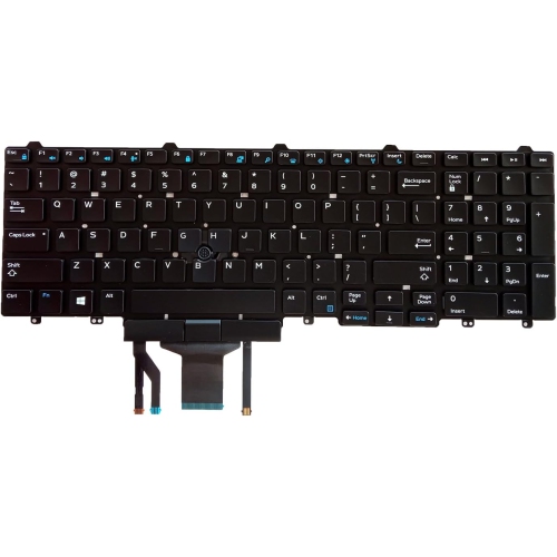 LIXSUNTEK Replacement Laptop Keyboard Backlight for Dell Latitude E5550 E5570 5580 5590 5591, Precision 3510 3520 7510 7520 7710 7720 Series Laptop