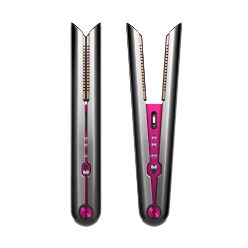 Produits remis à neuf de Dyson - Fer plat Corrale de Dyson - Fuchsia au nickel (garantie de 1 ans)