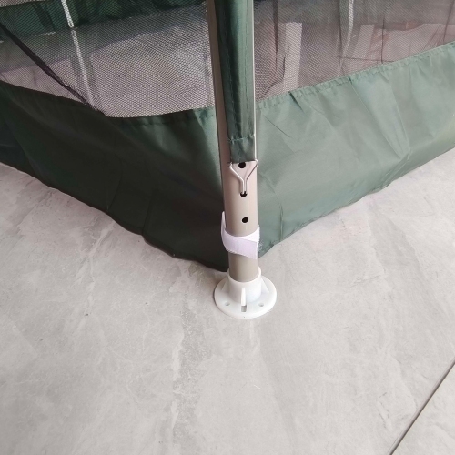 Outsunny 10' x 10' Canopy Tent, Party Tent with Mesh Netting and Double Tier Roof for Backyard, Garden, Patio, Outdoor, Green