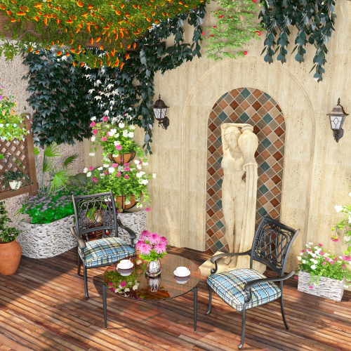 Modern Glass Coffee Table:Round Sofa Side Table Tempered Glass Top Decorative Center Table with Black Metal Legs Stand for Living Room Apartment