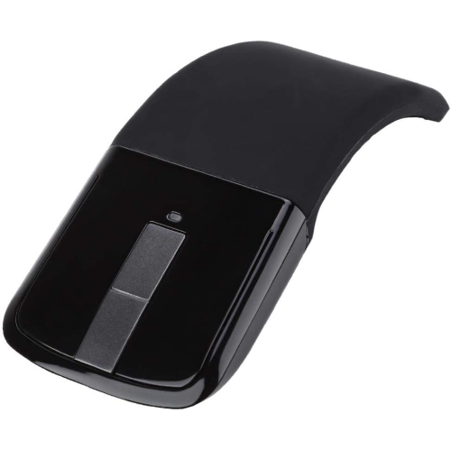2.4G Mouse 1600DPI Ergonomic Foldable Optical Touch Mouse with USB Receiver Suitable for PC Laptop for Notebook