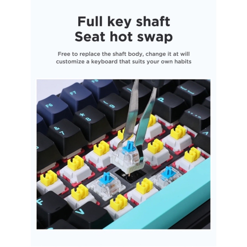 Mechanical Keyboard Tri-Mode Wireless Keyboard Hot swap 2.4g Bluetooth Customized Gamer Keyboard PC Gaming Laptop