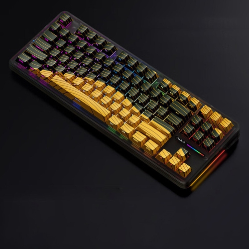 RISOPHY  Mechanical Keyboard Tri-Mode Wireless Keyboard Hot Swap 2.4G Bluetooth Customized Gamer Keyboard PC Gaming Laptop