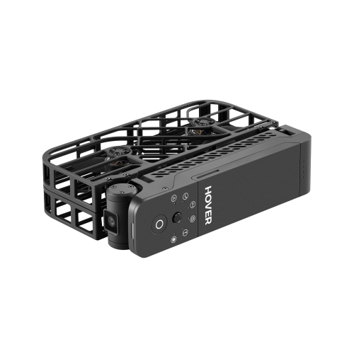 Refurbished - HOVERAir X1 Self-Flying Camera, Pocket-Sized Drone HDR Video Capture with Palm Takeoff, Intelligent Flight Paths & Many More - Black