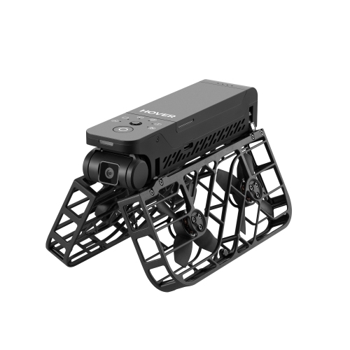 Refurbished - HOVERAir X1 Self-Flying Camera, Pocket-Sized Drone HDR Video Capture with Palm Takeoff, Intelligent Flight Paths & Many More - Black