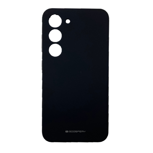 TopSave – Étui antichoc en caoutchouc de silicone liquide Goospery avec microfibre douce pour Samsung Galaxy A16 5G 6,7&nbsp;po, noir