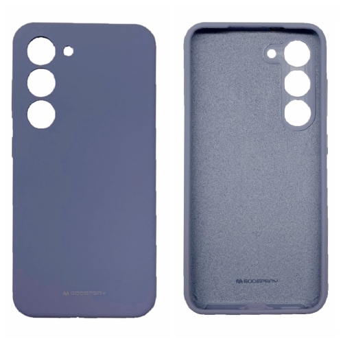 TopSave – Étui antichoc en caoutchouc silicone liquide Goospery avec microfibre douce pour Samsung Galaxy A16 5G 6,7 po, gris lavande