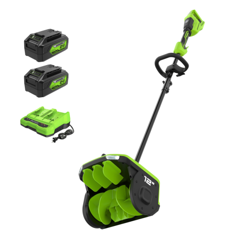 Greenworks 48V 4.0Ah Batteries and Dual Port Charger Included