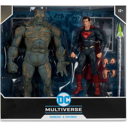 DC Multiverse Batman v Superman Dawn of Justice 7 Inch Action Figure 2-Pack - Doomsday & Superman