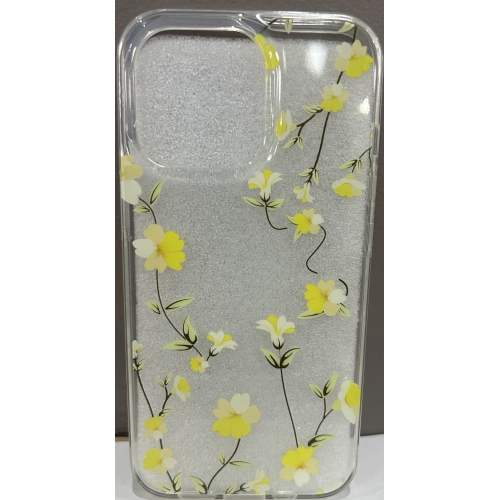 iPhone 13 Pro Case with Flower,for Girly Women,Shockproof Clear Floral Pattern Hard Back Cover for iPhone 13 Pro 6.1 inch 2021-Palette