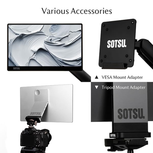 SOTSU – Moniteur portatif FlipAction Go de 14 po, robuste mais léger, verre trempé, 1080p, 400 nits, 99 % sRVB, 5 W, très polyvalent, USB-C