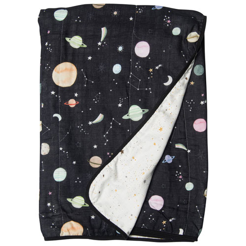 Image 1 of 1.. Loulou Lollipop Planets Muslin Quilt