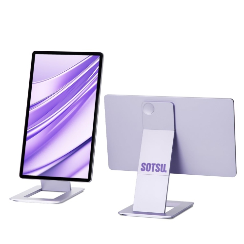 SOTSU FlipAction Touch 14" Premium Portable Monitor SFA14TCLL, FHD IPS Pivoting Dual Laptop Screen, Touchscreen for Cellphone, Gaming, Chrome,