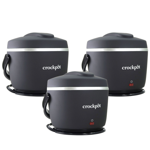 3 chauffe-aliments électrique portatif de Crock-Pot pour aliments de 20 oz