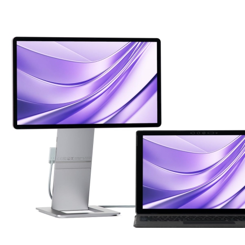 SOTSU FlipAction Touch 14" Premium Portable Monitor SFA14TCLL, FHD IPS Pivoting Dual Laptop Screen, Touchscreen for Cellphone, Gaming, Chrome,