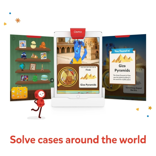 Osmo - Detective Agency Starter Kit for iPad, Pretend Play, Detective Board Game, Learning Toys for 5 to 11 Year Olds, Mystery Toys, Detective Toy,