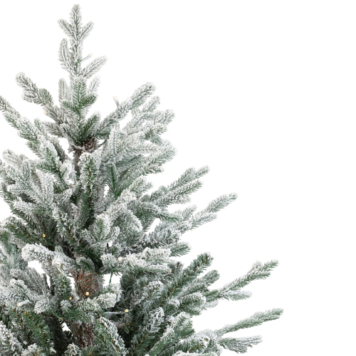 Real Touch™ Pre-Lit B/O Tamarack Pine Artificial Christmas Tree with Burlap - 3' Warm White LED
