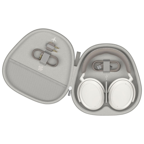 Casque d'écoute sans fil adaptatif à suppression du bruit Momentum 4 de Sennheiser - Blanc