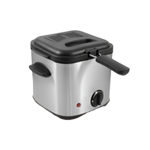 Hauz - Compact Electric Fryer, 1.4L Capacity, Adjustable Temperature, Stainless Steel