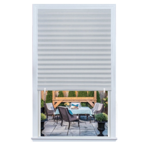 Hauz – Paquet de 3 stores en papier sans fil, filtrant la lumière, 36 x 72&nbsp;po, blanc