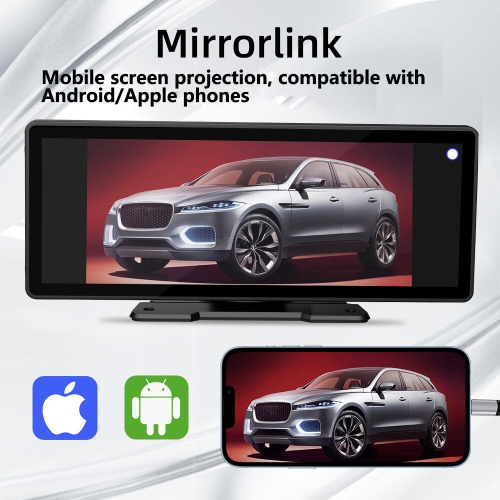 IMars 11.26&nbsp;po Lecteur MP5 Bluetooth pour l'auto 1920X720 IPS HD Grand écran Portable avec CarPlay Wi-Fi Transmission FM Haut-parleur 1&nbsp;W