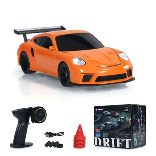 JIABAILE 4301/02/03/04 RTR 1/43 2.4G 4WD Drift RC Car Mini Race LED Light Radio Control High-Speed Motor On-Road Racing Vehicle Model Boys Gifts