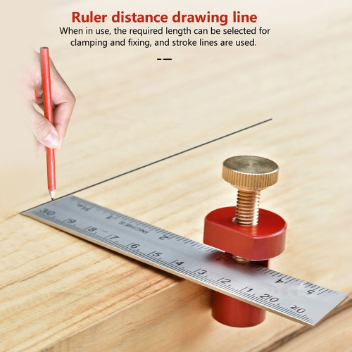 MFT Table Workbench Bench Dog Clamp Stop Woodworking Workbench Peg Brake Stopper Ruler Stop Fence