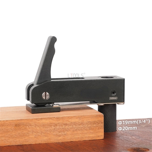 GANWEI Woodworking Desktop Quick Acting Hold Down Clamp Desktop Clip Fast Fixed Clip Toohr for Woodworking Benches 19/20MM Hole Tool