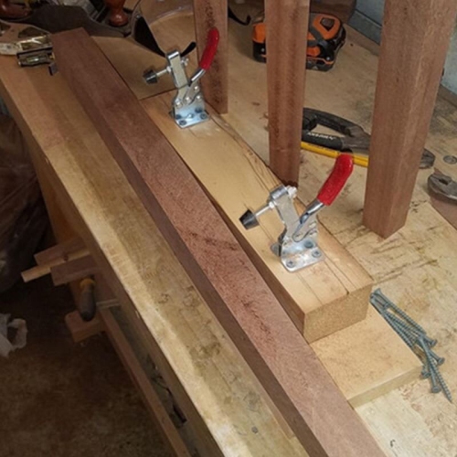 GH-201B Horizontal Toggle Clamp Quick Release Woodworking Fix Clip for Carpentry