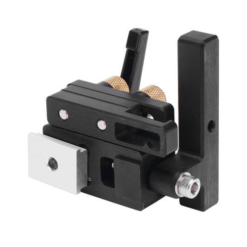 Piste à onglets à fente en T en alliage d'aluminium 600/800/1000/1220mm de Drillpro avec arrêt de piste en forme de chenille et d'échelle