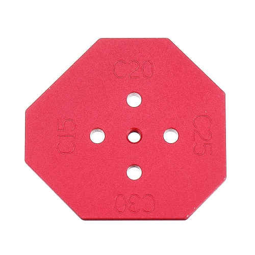 Drillpro KE-R1 Quick Change Wood Panel Radius R15/R20/R25/R30/C15/C20/C25/C30 Quick-Jig Router Table Bits Jig Aluminum Alloy Corner Template