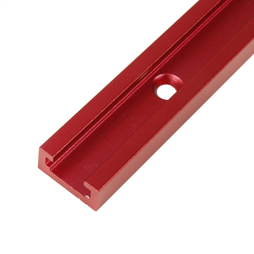 Red Aluminum Alloy 300-800mm T-track T-slot Miter Track Jig T Screw Fixture Slot 19x9.5mm For Table Saw Router Table Woodworking Tool
