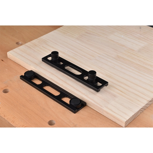 Fonson Woodworking Planing Stop with 10pcs Dog Hole Bench Dog Clamp Desktop Tenon Workbench Table Accessories