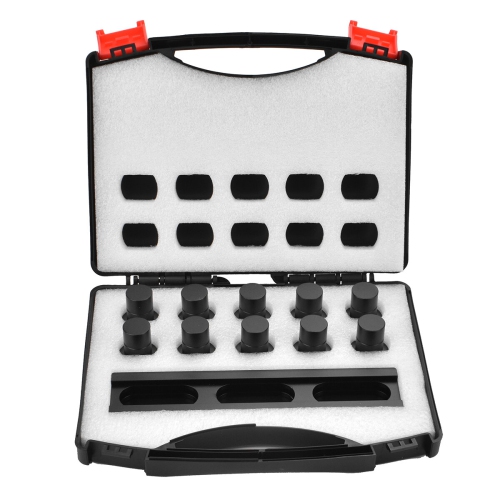 Fonson Woodworking Planing Stop with 10pcs Dog Hole Bench Dog Clamp Desktop Tenon Workbench Table Accessories