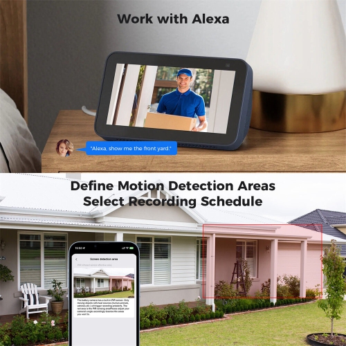 Hiseeu C90B 4MP Solar WIFI IP Camera Full Color Night Vision IP65 Waterproof AI Motion Detection Two-Way Audio 100% Wireless Eseecloud App Smart Home