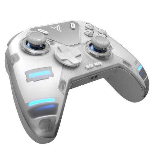 FlyDiGi APEX 4 Gaming Controller Wireless Elite Force Feedback Trigger Support PC/Switch/Mobile/TV Box Gamepad 2024 New White Standard Edition