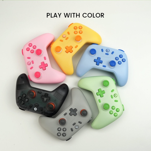 GameSir T4n Lite Gamepad Cost-Effective Multi-Platform Wireless Controller Tri-Mode Connectivity Works with PC Steam Switch iOS and Android Devices