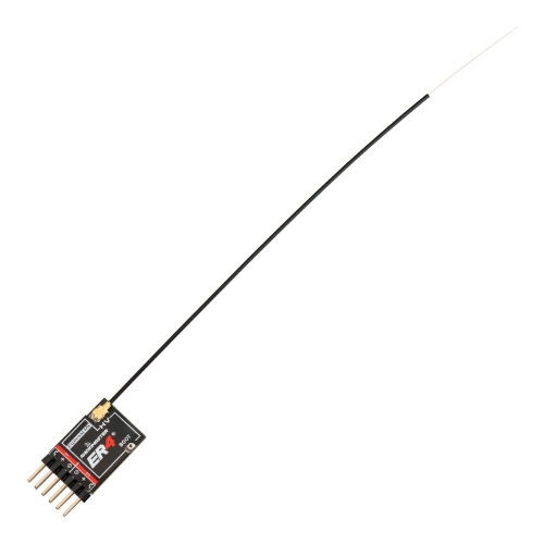Radiomaster ER4 2,4&nbsp;GHz 4CH ExpressLRS ELRS RX PWM Prise en charge de la télémétrie de la tension pour le réservoir de voiture d'avion F3P RC