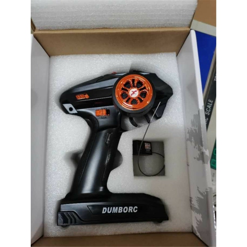 DumboRC X6 2.4GHz 6CH FHSS Radio Transmitter Support Gyro Sensitivity Adjustment with X6FG RC Receiver for JJRC Q65 MN-90 RC Car Boat Tank Model Parts