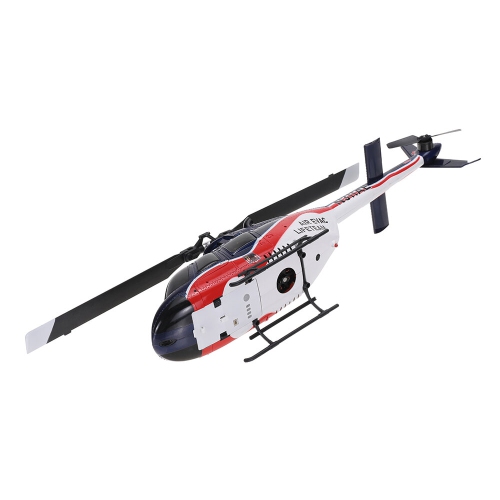 Eachine E186 1:27 Bell-206 Scale 2.4G 6CH Altitude Hold Optical Flow Positioning Dual Brushless Motor RC Helicopter