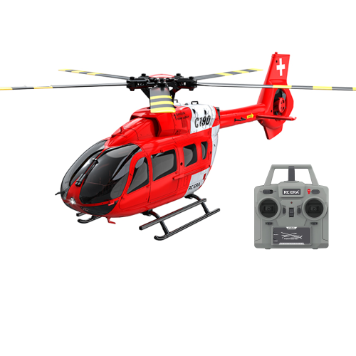 ORIGINAL  Rc Era C190 1:30 H145 Scale 2.4G 6Ch 6-Axis Gyro Optical Flow Localization Altitude Hold Flybarless Rc Helicopter Rtf