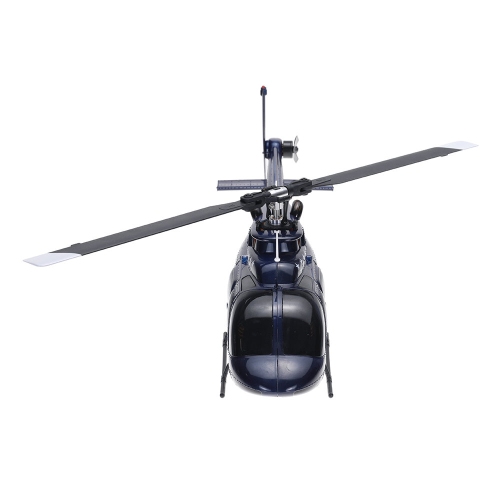 Eachine E186 1:27 Bell-206 Échelle 2.4G 6CH Altitude Hold Optical Flow Positioning Dual Brushless Motor RC Helicopter