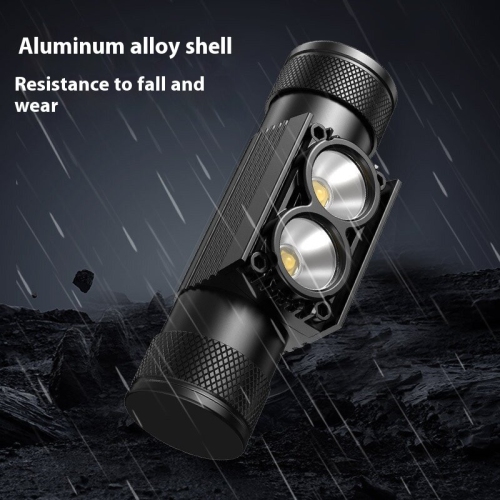 Bikight Super Bright Portable USB C Rechargeable Aluminum Alloy LED Headlamp with 18650 Battery Flashlights Head Light
