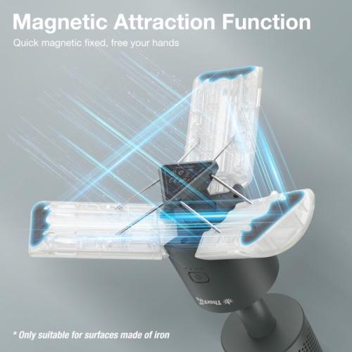 Lanterne de camping rechargeable VP-CL03 de Thorfire, trépied de lampe portatif, gradateur à 3 couleurs, lanterne extensible et étanche IPX7 avec