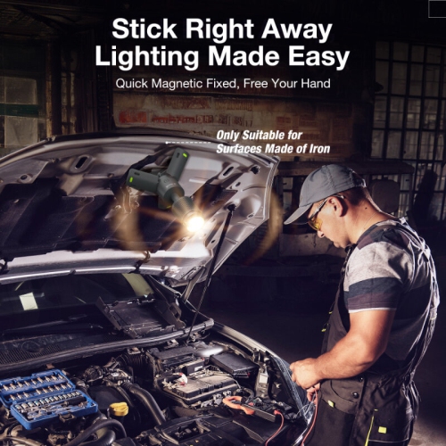 Lanterne de camping rechargeable VP-CL03 de Thorfire, trépied de lampe portatif, gradateur à 3 couleurs, lanterne extensible et étanche IPX7 avec