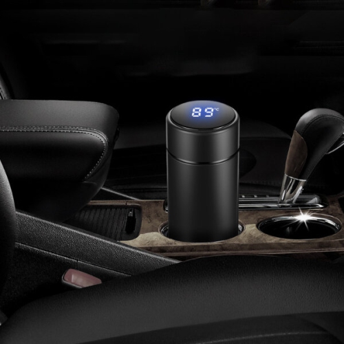 480ml Vacuum Thermos Keep Warm Keep Cold Water Bottle LCD Temperature Display Stainless Steel Double Wall Insulated Cup